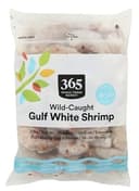 Wild caught gulf white shrimp