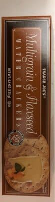 Multigrain & flaxseed water crackers