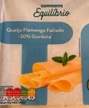 Fatias de queijo light