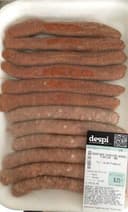 Assortiment chipolatas merguez à griller