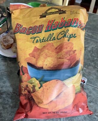 Bacon habanero tortilla chips