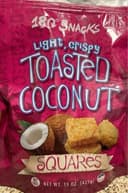 Snacks toasted coconut squares