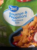 Sausage and pepperoni pizza rolls