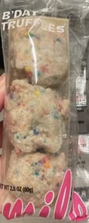 Bday truffles