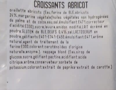 Croissants Abricot
