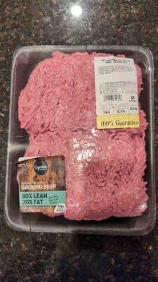80% Lean 20% Fat Ground Beef