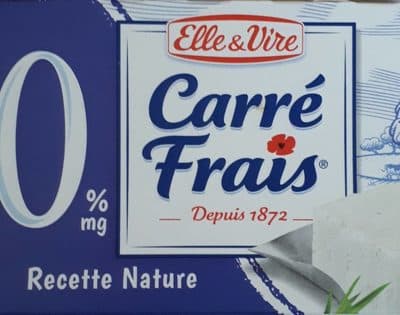 Carré Frais nature 0%
