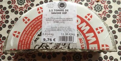 1/2 Tomme de Savoie IGP