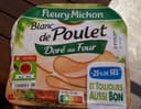 Blanc de poulet doré au four