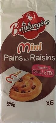 Mini pains aux raisins