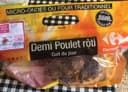 1/2 poulet roti certifie