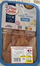 Aiguillettes de poulet
