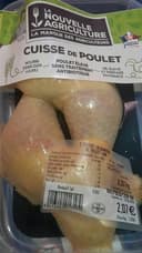 2 cuisses disjointes de poulet