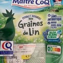 Poulet nourri aux graines de lin