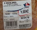 2 escalopes à la milanaise