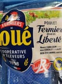 Poulet fermier élevé en liberté