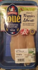 Poulet fermier élevé en liberté