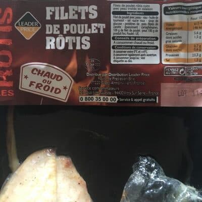 Filet de poulet rôti