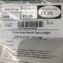Cumberland  sausage
