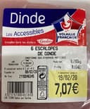 Escalope de dinde