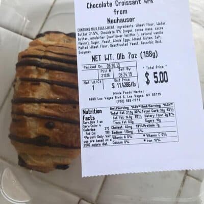 Chocolate croissant