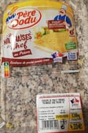 Escalope de poulet marinée milanaise crue poivre