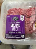100% Pure Ground Beef 93% 7% Fat