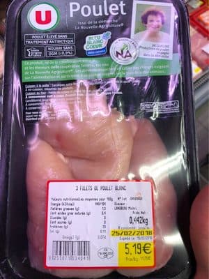 3 x Filet de poulet