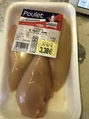 3 filets de poulet jaune