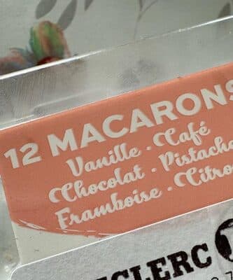 12 macarons classiques 145g