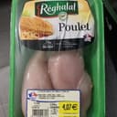 2 escalopes de poulet halal