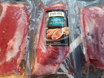 3 Magret de canard traités en salaison