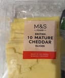 10 Mature Chedder Slices