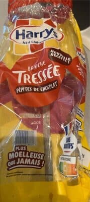 Brioche tressée pépites chocolat