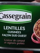 Lentilles cuisine façon sud ouest