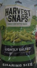 Backed Green Pea Snacks