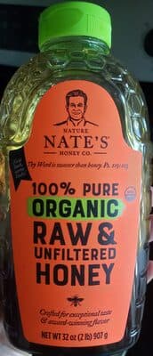 100% Pure Organic Raw & Unfiltered Honey