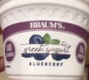 Greek blueberry yogury