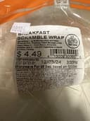 Breakfast Scramble Wrap