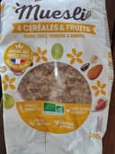 müesli 4 céréales et fruits