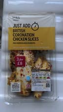 British Coronation Chicken Slices