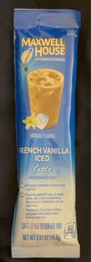 French Vanilla Iced Latte