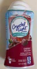 Crystal light liquid cherry splash