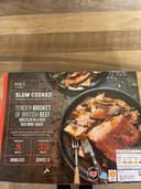 Tender brisket of British beef drizzled in a rich red wine sauce