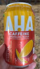 Aha caffeine sparkling water