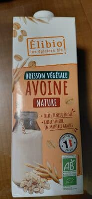 Boisson végétale avoine nature