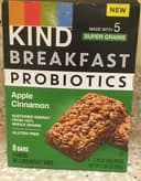 Apple cinnamon breakfast probiotics bars, apple cinnamon