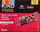 Minis dark chocolate cherry