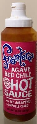 Agave red chile hot sauce with red jalapeno & chipotle chile