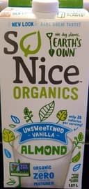 So Nice Organic Almond Unsweetened Vanilla